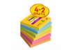 Immagine di Foglietti Post-it® Super Sticky Carnival 76x 76 mm conf. 4 blocchetti + 2 gratis da 90 ff - 71002592