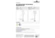 Immagine di Espositore da pavimento Durable con cornice a scatto in alluminio formato A3 4799-23