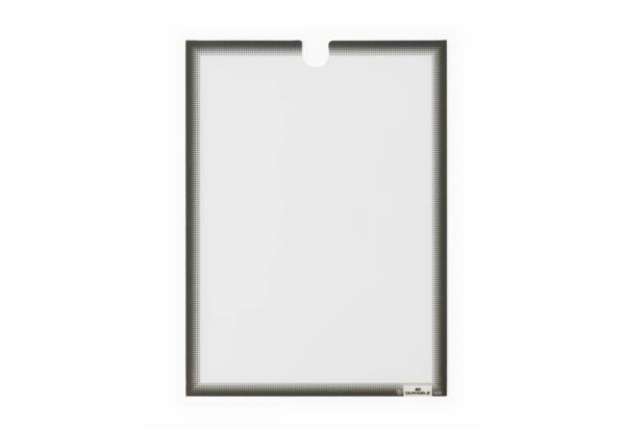 Immagine di Tasca porta documenti adesiva Durable formato A4 grigio antracite in conf. 5 pz - 4006-58