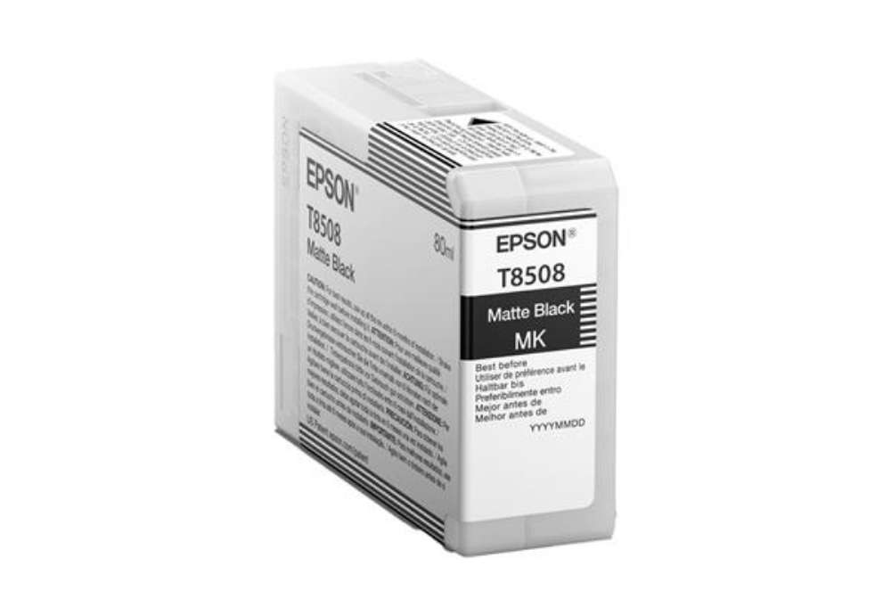 Immagine di Epson - Cartuccia per UltraChrome HD T8508N - Nero Matte - C13T85080N - 80ml
