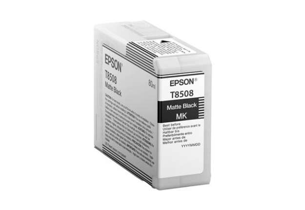 Immagine di Epson - Cartuccia per UltraChrome HD T8508N - Nero Matte - C13T85080N - 80ml