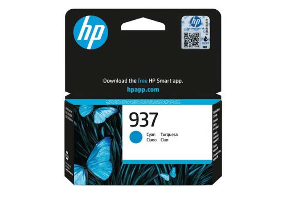 Immagine di Hp originale - Cartuccia 937 - Ciano - 4S6W2NE