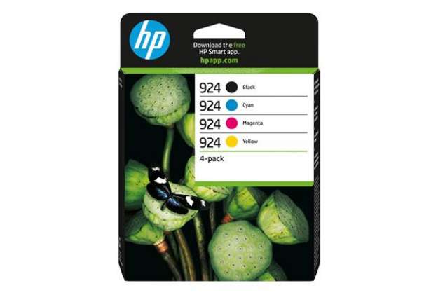 Immagine di Hp originale - Cartuccia 924 4-pack - BK/C/M/Y - 6C3Z1NE