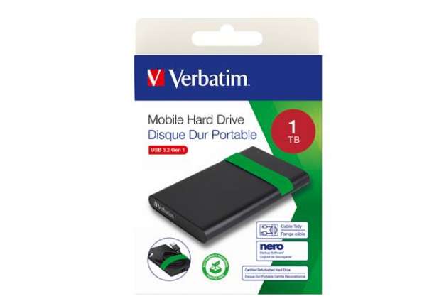 Immagine di Hard disk portatile ricondizionato USB 3.2 Gen 1 - 1TB - 053112