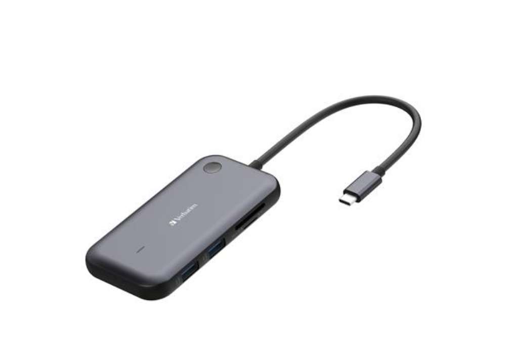 Immagine di Verbatim - Share My Screen 1080p USB-C Wireless Display Adapter con Hub WDA-01 - 32146