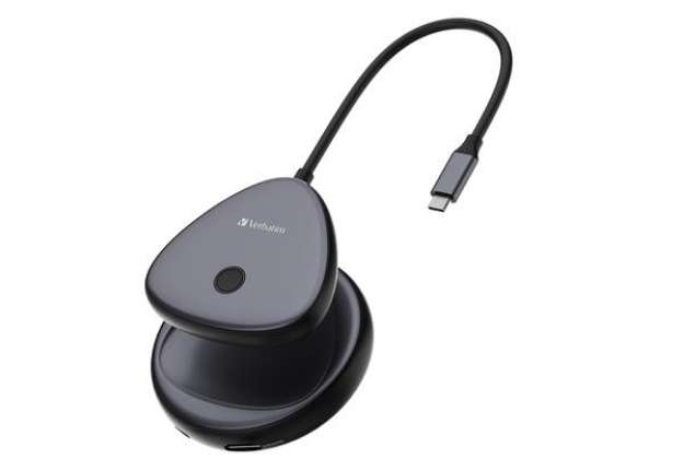 Immagine di Verbatim - Share My Screen 4K USB-C Wireless Display Adapter con Hub WDA-02 - 32147