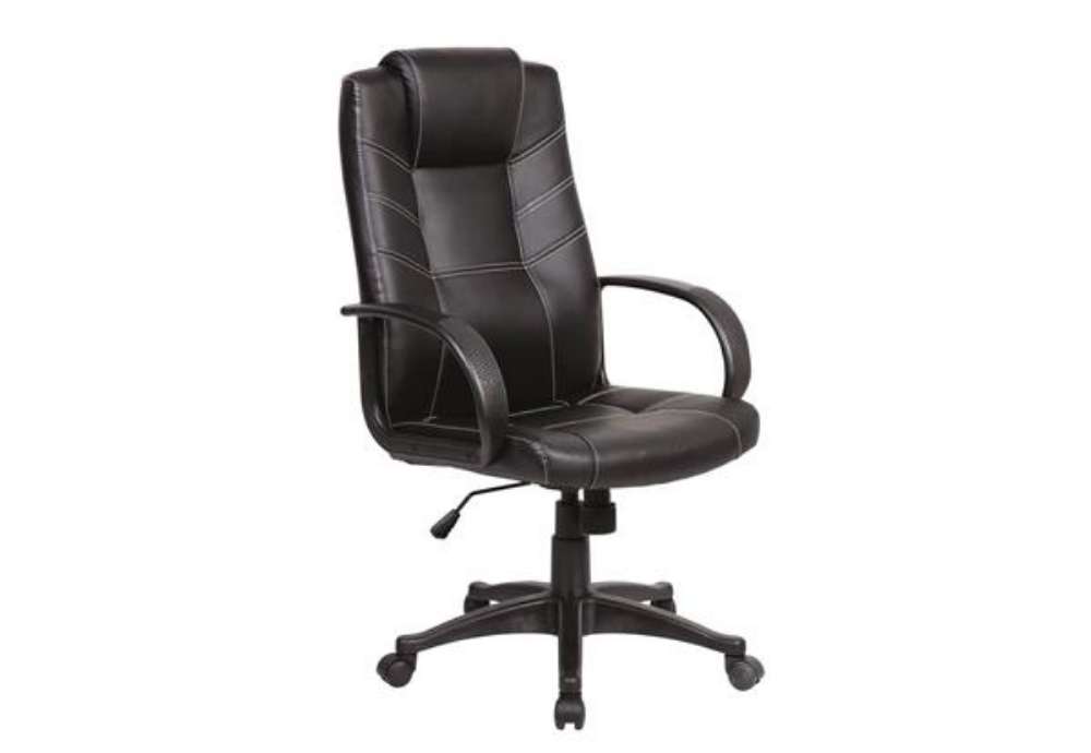 Immagine di Poltrona direzionale nera ecopelle con braccioli Office Products Corsica 23023341-05