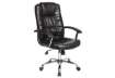 Immagine di Poltrona direzionale nera ecopelle con braccioli Office Products Cyprus 23023361-05
