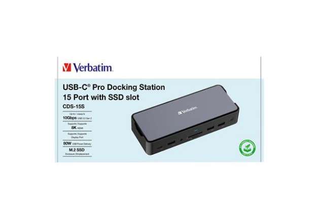 Immagine di Verbatim - USB-C Pro Docking Station 15 Port - 32173