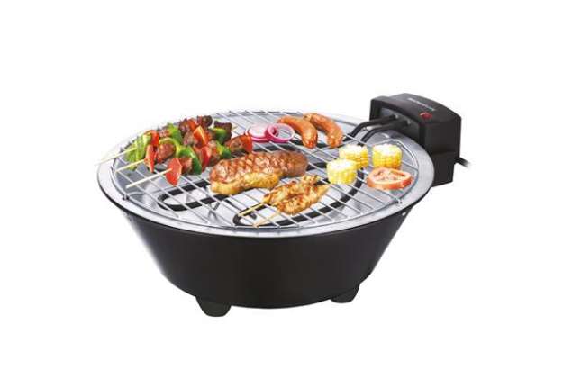 Immagine di Griglia elettrica da tavolo BBQ1 - 1250 W - nero - Melchioni