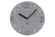 Immagine di Orologio da parete effetto 3D - diametro 30 cm - PET - grigio - Alba