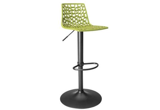 Immagine di Sgabello Spider Gas  - Nero opaco/verde anice - Grandsoleil