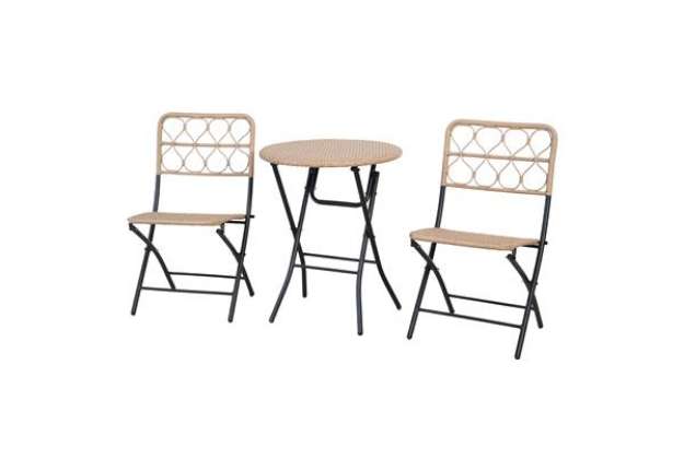 Immagine di Salotto Maui - polyrattan naturale - Garden Friend - set 3 elementi