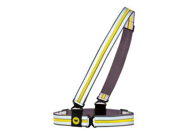 Immagine di Banda sicurezza alta visibilità Cross Wrap - regolabile - giallo fluo - WoWow