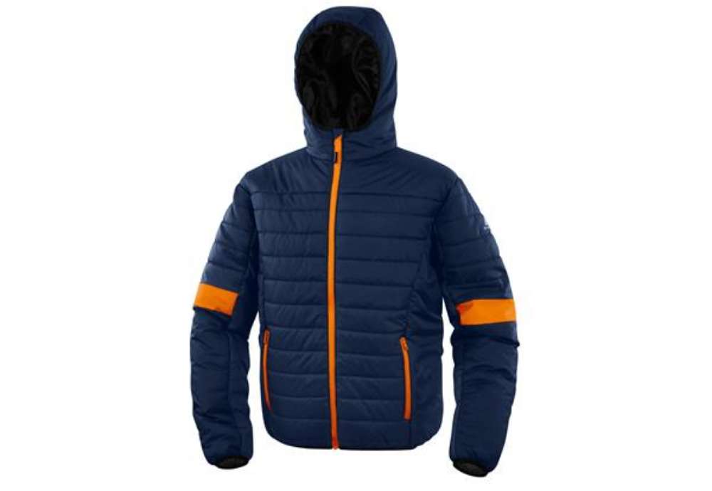 Immagine di Piumino imbottito Bloom - taglia XL - blu/arancio - Deltaplus