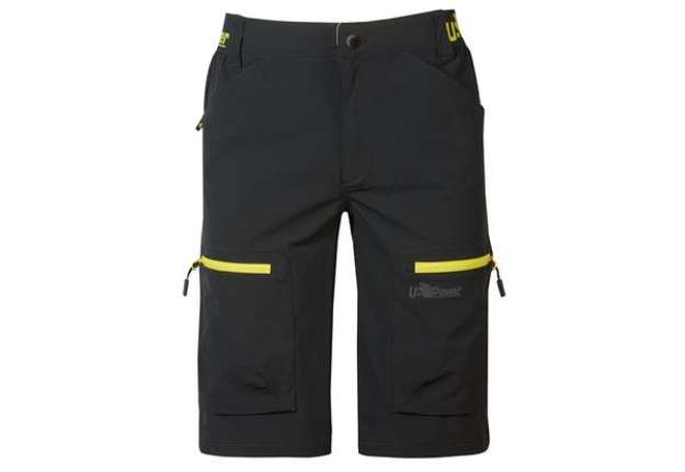 Immagine di Bermuda Ares - taglia XL - nero/giallo - U-Power