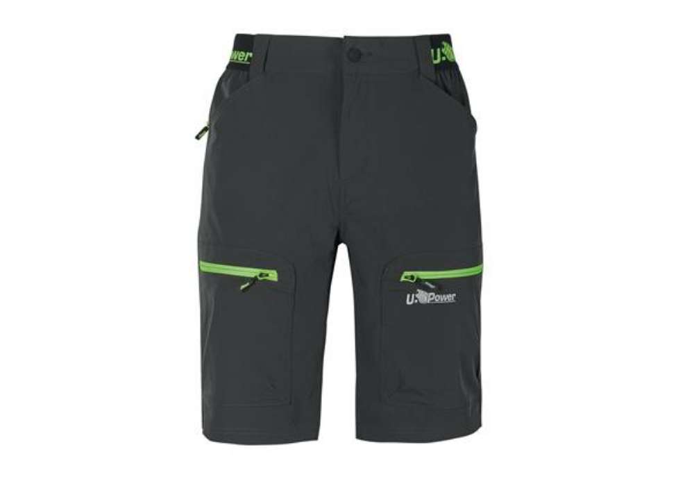 Immagine di Bermuda Mercury - taglia XL - grigio/verde - U-Power