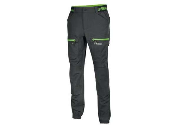 Immagine di Pantalone da lavoro Harmony - taglia XL - grigio/verde - U-Power