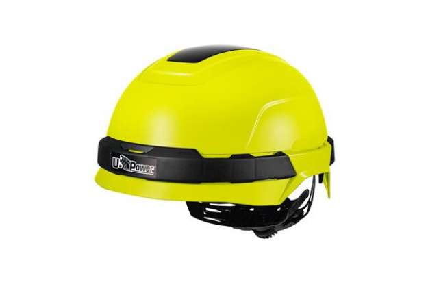 Immagine di Casco protettivo Antares  - regolabile - giallo fluo - U-Power