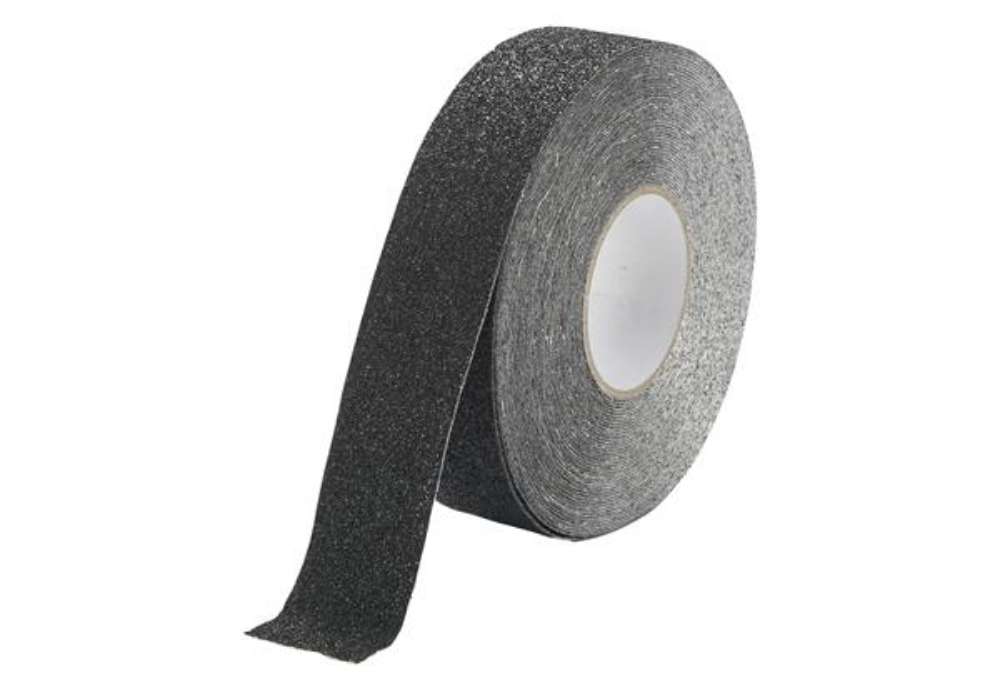 Immagine di Nastro adesivo antiscivolo DURALINE GRIP+ FORMFIT - 5 cm x 15 m - nero - Durable