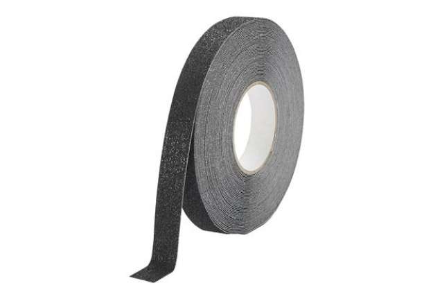 Immagine di Nastro adesivo antiscivolo DURALINE GRIP+ - 2,5 cm x 15 m - nero - Durable
