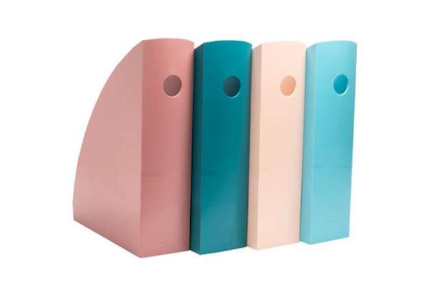 Immagine di Portariviste Skandi - 30,5 x 26,6 x 8,2 cm - colori assortiti - Exacompta - conf. 4 pezzi