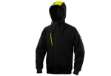 Immagine di Felpa Borgo - con cappuccio - taglia L - nero/giallo - Deltaplus