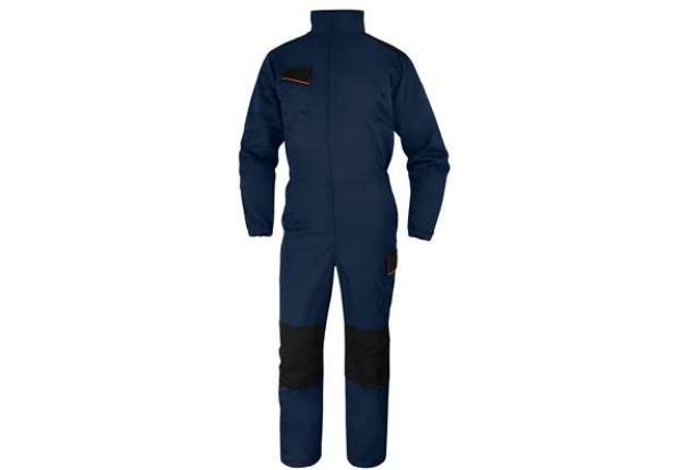 Immagine di Tuta da lavoro M1CO2 - taglia XL - twill/poliestere/cotone - blu/arancio - Deltaplus