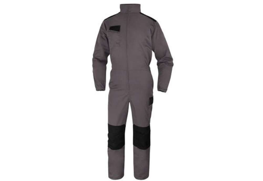 Immagine di Tuta da lavoro M1CO2 - taglia L - twill/poliestere/cotone - grigio - Deltaplus