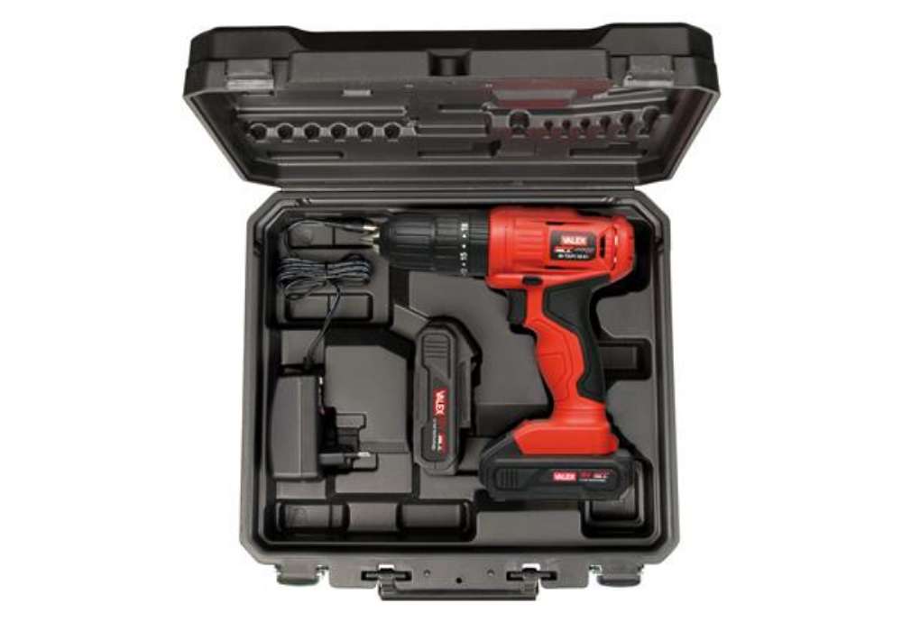 Immagine di Trapano avvitatore  M-TAP1 18 K1 - con percussione - in valigetta - a batteria al litio - 18 V - Val