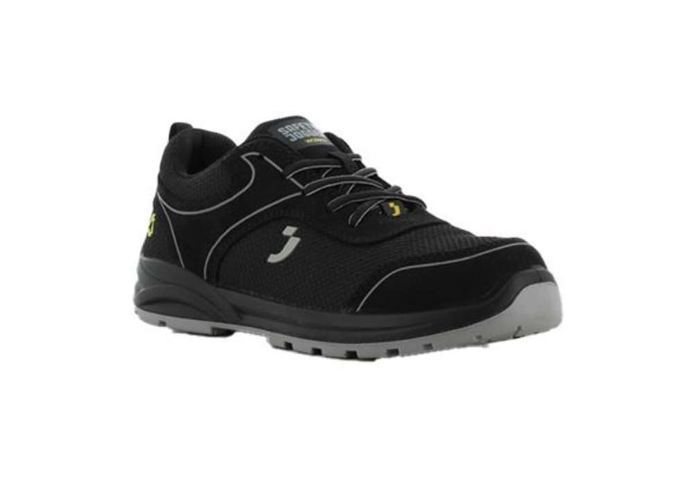 Immagine di Calzatura bassa da lavoro Ecocador S1P LOW - numero 37 - maglia/microfibra riciclata - nero - Safety