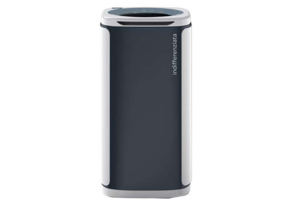 Immagine di Cestino gettacarte Wastee - per raccolta differenziata - 60 L - Grigio - Kobra