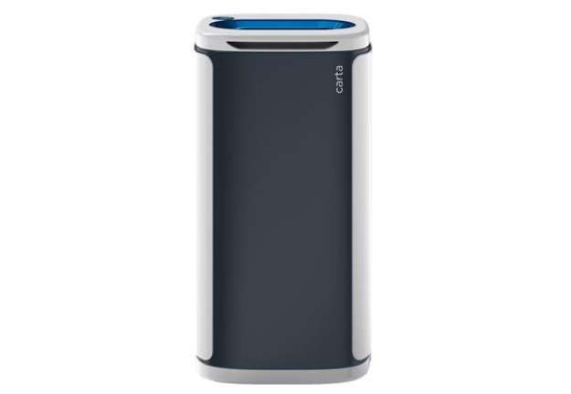 Immagine di Cestino gettacarte Wastee - per raccolta differenziata - 60 L - Blu - Kobra