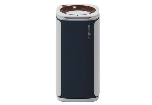 Immagine di Cestino gettacarte Wastee - per raccolta differenziata - 60 L - Marrone/organico - Kobra