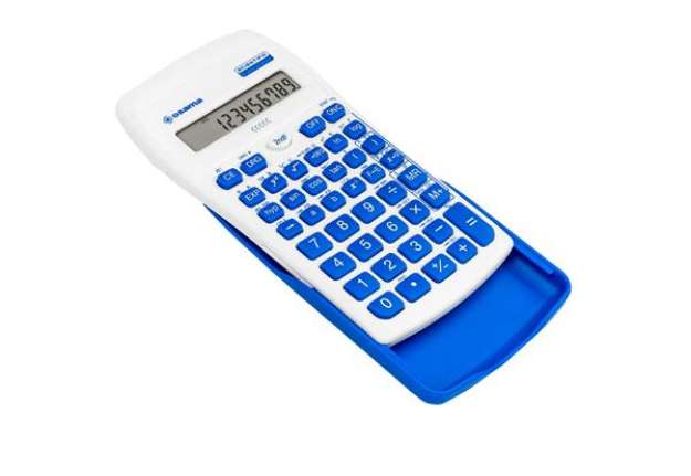 Immagine di Calcolatrice scientifica OS 134/10 BeColor - bianco - tasti blu - Osama
