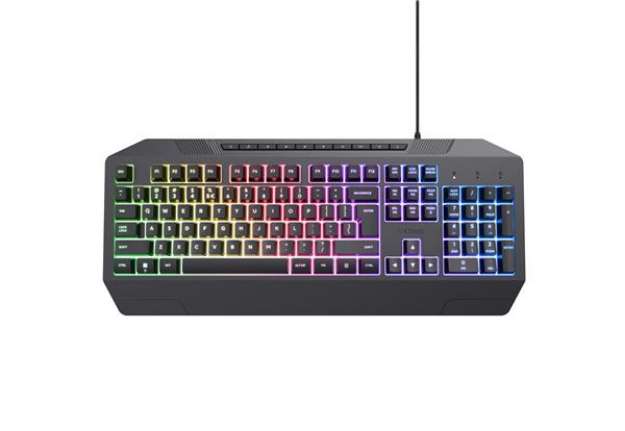 Immagine di Tastiera da gaming illuminata GXT 836 EVOCX - Trust