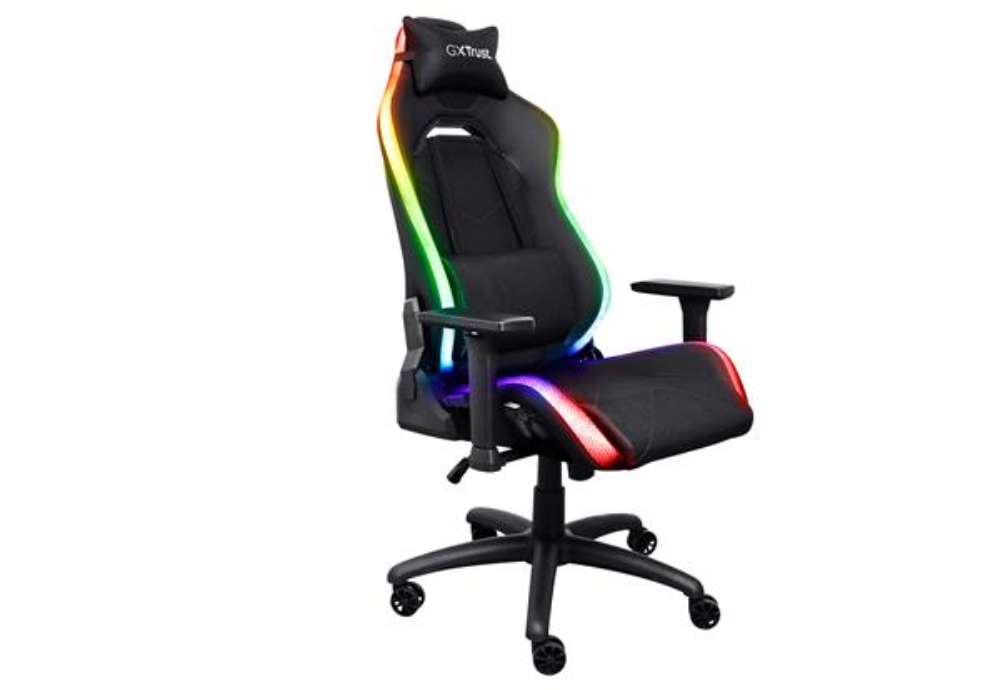 Immagine di Sedia gaming GXT719 RUYA RGB - nero - Trust