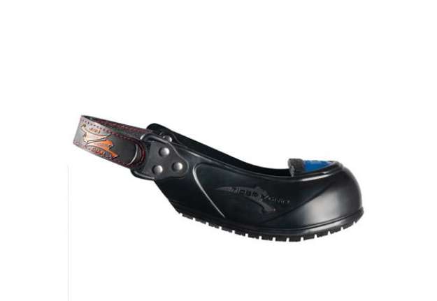 Immagine di Sovrascarpe con puntale Visitor - taglia S (34-38) - nero/blu - Safety Jogger