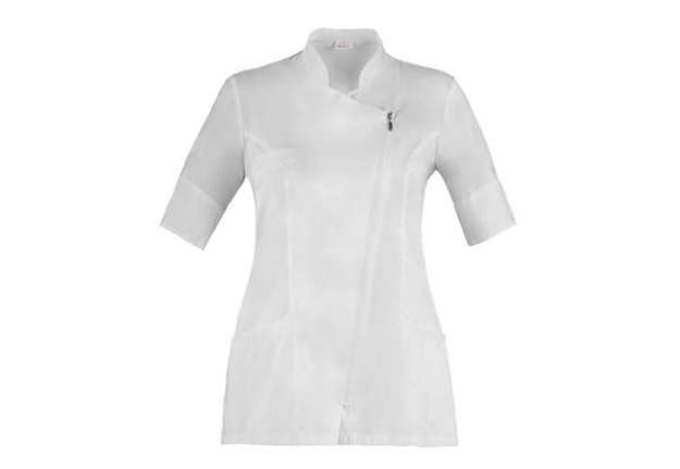Immagine di Casacca Carmen - da donna - manica corta - taglia L - bianco - Giblor's