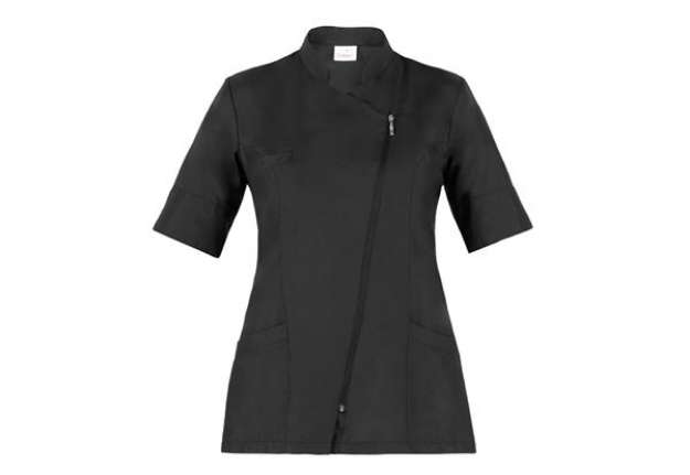 Immagine di Casacca Carmen - da donna - manica corta - taglia L - nero - Giblor's