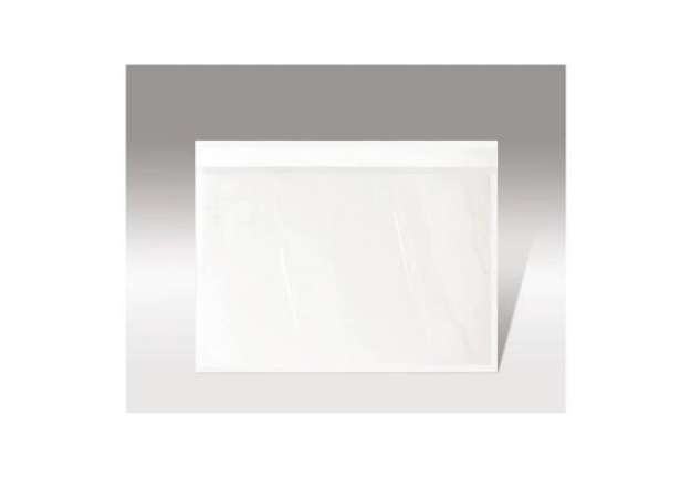 Immagine di Buste autoadesive portadocumenti WePack f.to 24x18 cm trasparente neutra conf. da 100 buste - 240180