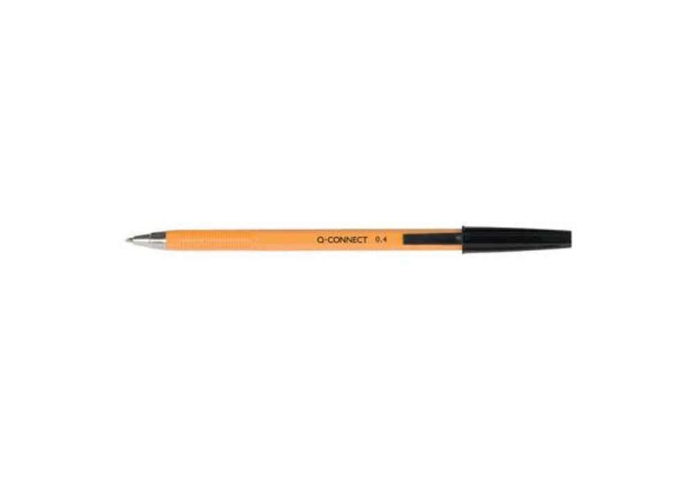 Immagine di Penna a sfera Q-Connect F nero  conf. da 20 - KF34046