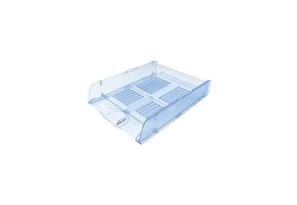 Immagine di Vaschette portacorrispondenza azzurro trasparente Arda Classic A4 in conf. da 10 - TR25310BL