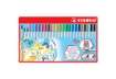 Immagine di Pennarello Stabilo Pen 68 brush - punta a pennello M conf. 25 colori assortiti 1 mm - 568/25-321