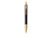 Immagine di Penna a sfera Parker IM punta M inchiostro blu Premium Black GT 1931667