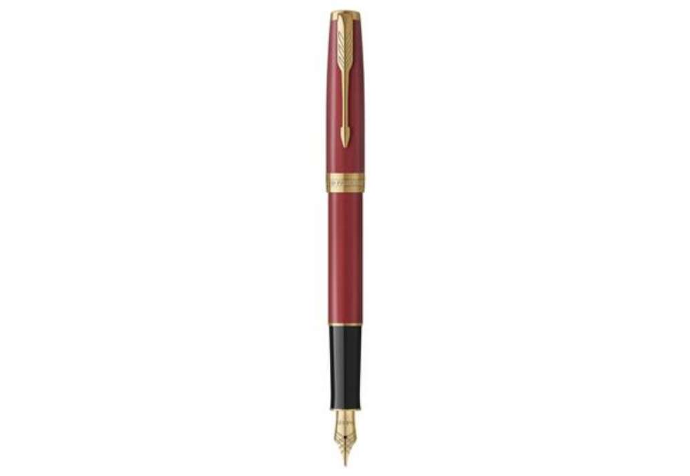 Immagine di Penna stilografica Parker Sonnet Parker punta F inchiostro nero Red GT 1931473