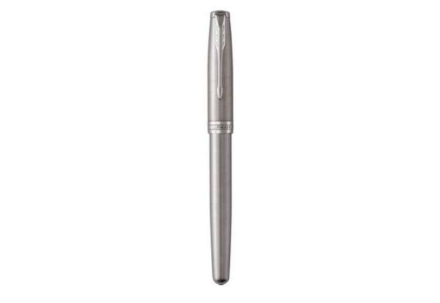 Immagine di Penna stilografica Parker Sonnet Parker punta F inchiostro nero Stainless Steel CT - 1931509