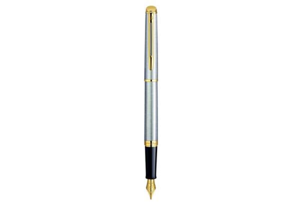 Immagine di Penna stilografica Waterman Hemisphere GT inchiostro blu Waterman Stainless Steel GT 23K - S0920330