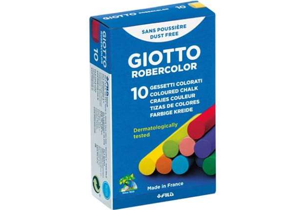 Immagine di Gessi Giotto Robercolor in conf. da 10 colori assortiti - F538900