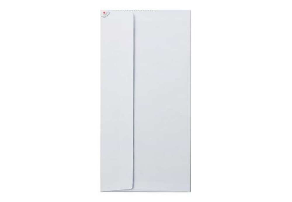 Immagine di Busta bianca Blasetti Strip Zip 90 g/m² in conf. 25 buste 110x230 mm 548